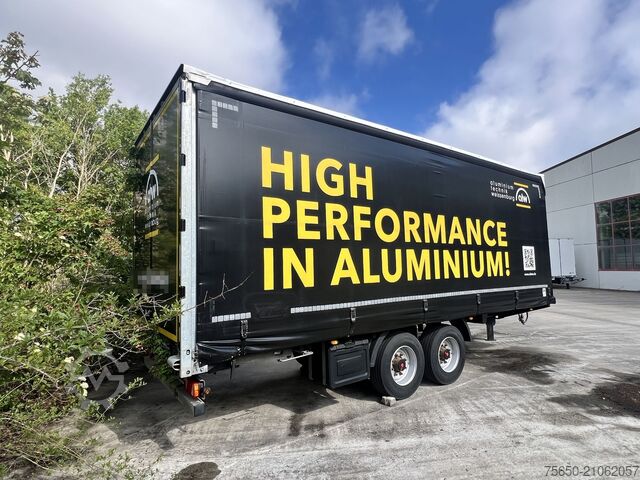 Anhänger mit Pritsche & Plane Fliegl TPS135  13,5 t Tandemplanenanhänger, neuwertig