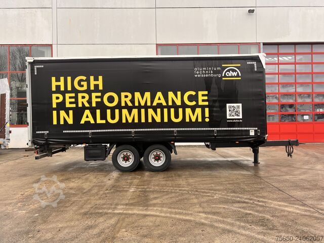 Anhänger mit Pritsche & Plane Fliegl TPS135  13,5 t Tandemplanenanhänger, neuwertig