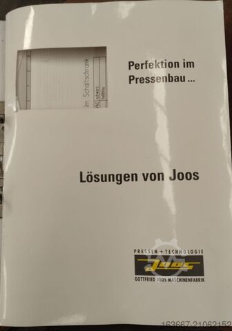 Hydraulische Durchlaufpresse Joos DLP 240/OK