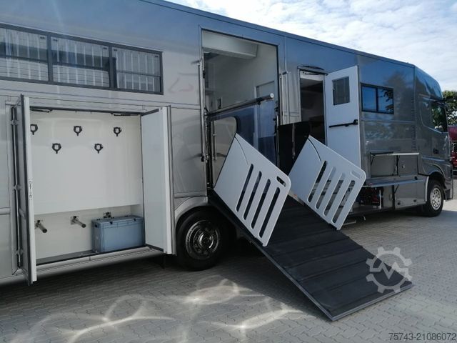 Viehtransporter LKW MERCEDES-BENZ Actros 2651 AKX  Pop-Out,  6 Pferde