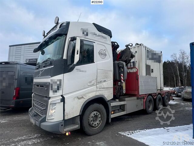 Kranwagen Volvo Fh540 Tridem crane truck w/ 31 t/m Fassi crane wit