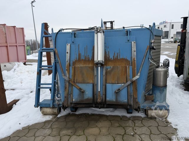 Abrollkipper SCANIA Graber ISOGRA Asphalt Thermo Silo Mulde 15 cbm