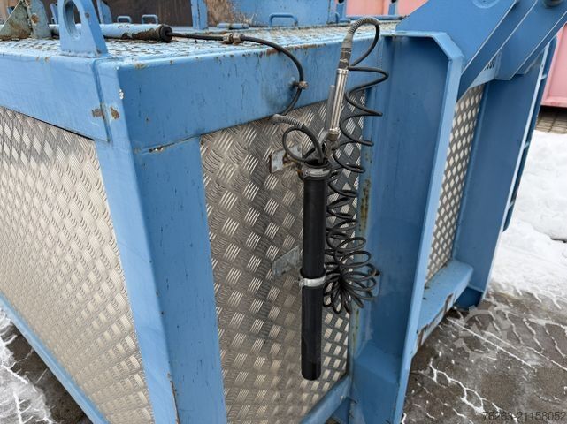 Abrollkipper SCANIA Graber ISOGRA Asphalt Thermo Silo Mulde 15 cbm