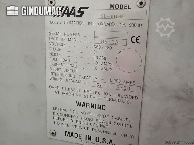 HAAS SL-30THE HAAS SL-30THE