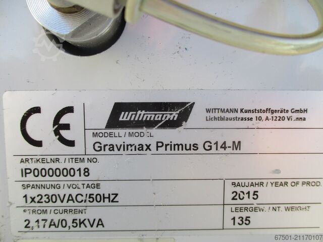 Gravimax Gravimetrische Dosiergeräte WITTMANN Dosiergeräte Mischer GRAVIMAX Primus G14 M (3403)
