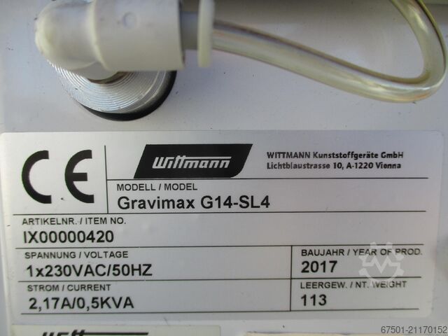 Mischer WITTMANN GRAVIMAX G14 SL 4 (3402)