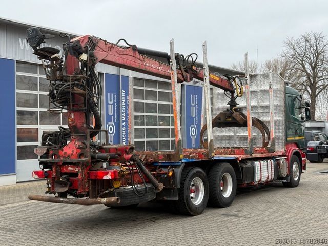 Logging truck SCANIA R560 6x4 Holztransport Kran LOGLIFT HIAB 140S79R