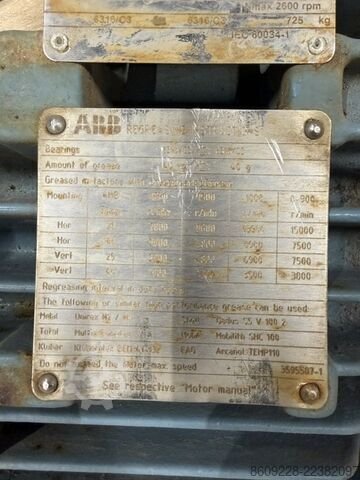  ABB 75 kW IE4 Electric Motors