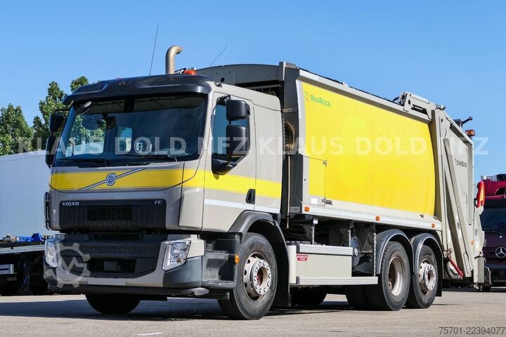 Garbage truck VOLVO FE 320 6x2 Müllwagen RosRoca Lift-/Lenkachse