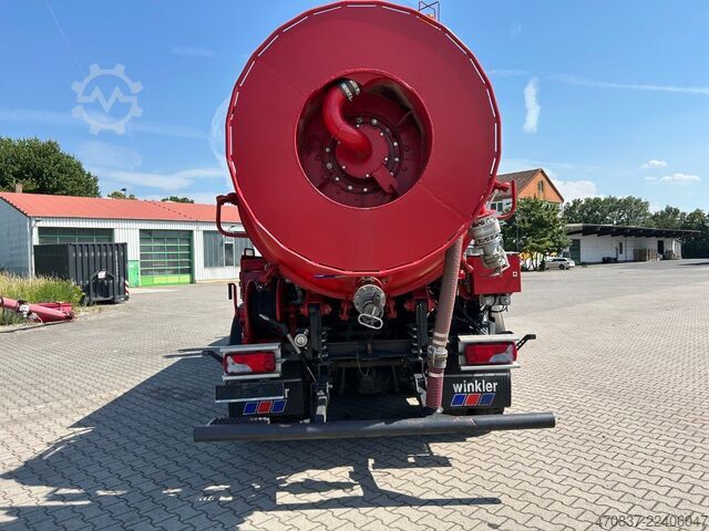 Vacuum tank truck SCANIA P 400 / BLATT BLATT / 16.000 Liter