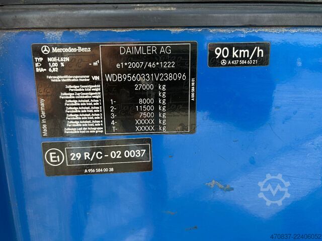 Garbage truck MERCEDES-BENZ Econic 2630 / Faun Rotopress 520 / EURO 6