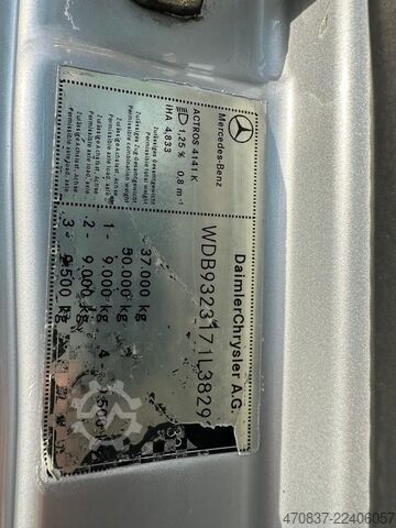 Vacuum tank truck MERCEDES-BENZ Actros 4141 8x4 BB / KoKs Saug und Druckwagen