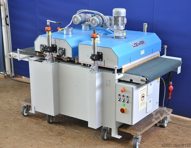 Wood sanding machine, intermediate lacquer sanding Löwer EcoSand 2DBB-1000