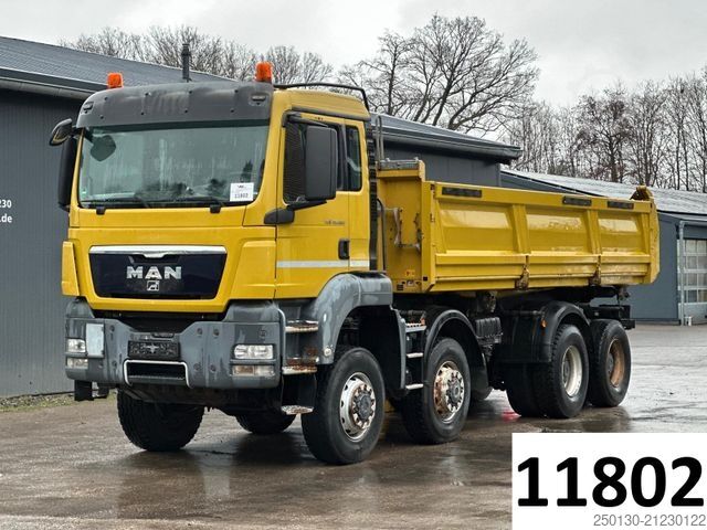 Dreiseitenkipper LKW MAN TGS 35.480 8x6BB Meiller Bordmatik *Motorschaden