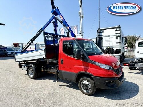 Transporter mit Kipper Iveco Daily 35c120 gru e ribaltabile NUOVO