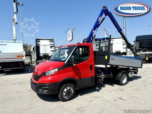 Transporter mit Kipper Iveco Daily 35c120 gru e ribaltabile NUOVO