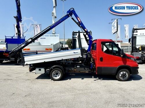 Transporter mit Kipper Iveco Daily 35c120 gru e ribaltabile NUOVO