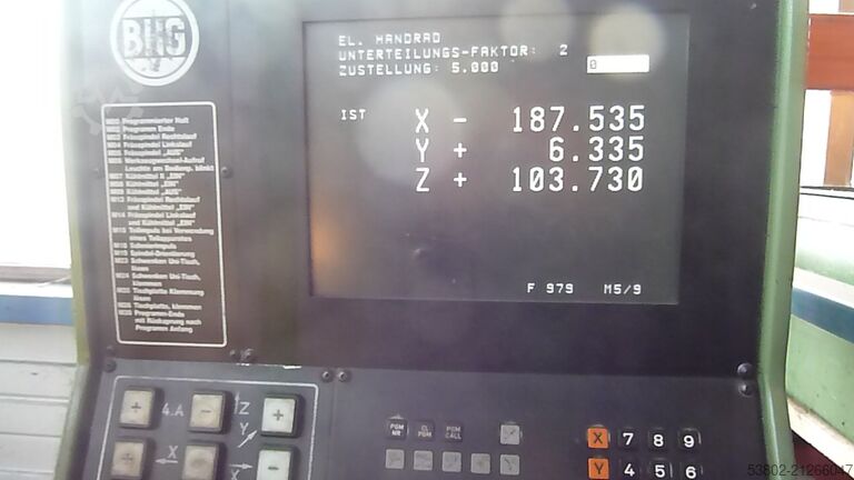 CNC Fräsmaschine Horizontal Vertikal Hermle UWF 1001 CNC