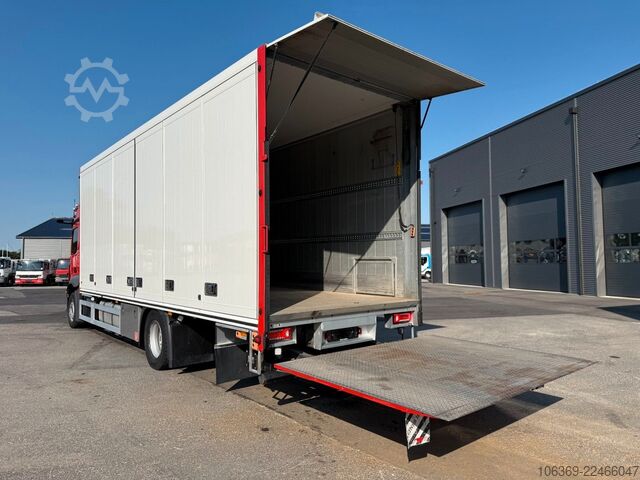 Box truck MERCEDES-BENZ Actros 1832 4x2 Sideopening 8,0 m Alubox