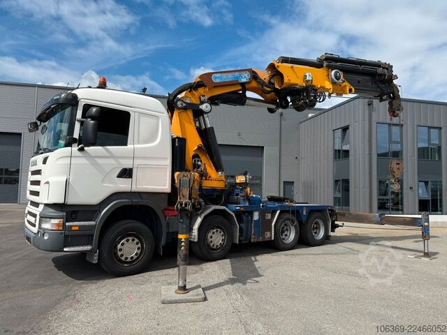 Standard tractor unit SCANIA R500 8X4 Kran / Crane EFFER 1355 8/S Winch