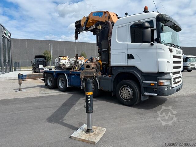 Standard tractor unit SCANIA R500 8X4 Kran / Crane EFFER 1355 8/S Winch