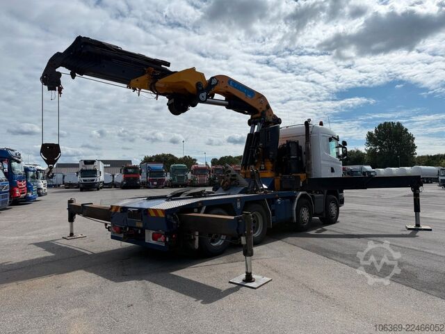 Standard tractor unit SCANIA R500 8X4 Kran / Crane EFFER 1355 8/S Winch