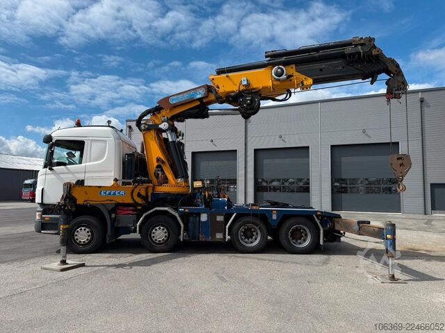 Standard tractor unit SCANIA R500 8X4 Kran / Crane EFFER 1355 8/S Winch