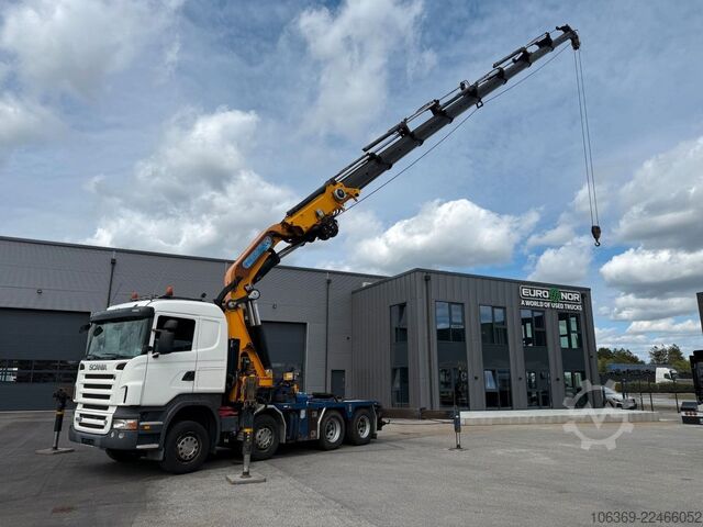 Standard tractor unit SCANIA R500 8X4 Kran / Crane EFFER 1355 8/S Winch
