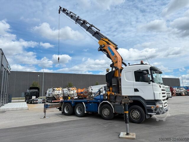 Standard tractor unit SCANIA R500 8X4 Kran / Crane EFFER 1355 8/S Winch