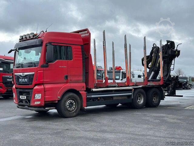 Holztransporter MAN TGX 26.500 6x4 BL Kurzholz TajfunLIV 150Z 9,6