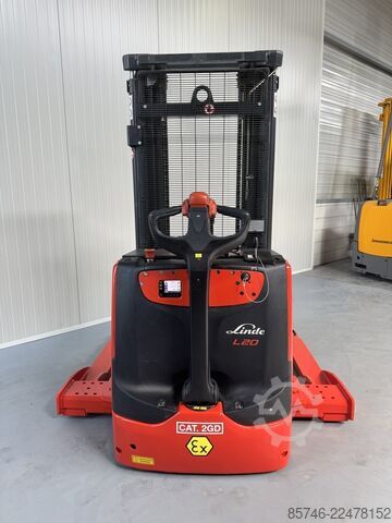 L 20 as * DEMO * Atex EX * Proplan 2GD / Z1 & 21 & 22 * Triplex FFL * NEW battery!! LINDE L 20 as * DEMO * Atex EX * Proplan 2GD / Z1 & 21 & 22 * Triplex FFL * NEW battery !!
