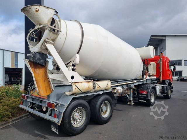 Auflieger KWB P-382-STI Betonmischer Motor SAF-Achsen Lift