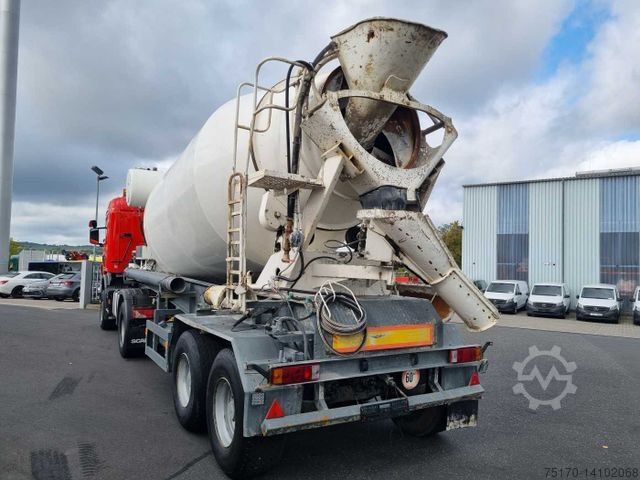 Semitrailer  KWB P-382-STI Betonmischer Motor SAF-Achsen Lift