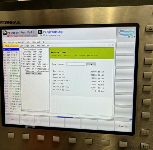 Vertical machining center DOOSAN VC 630 5AX