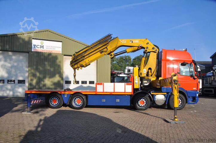 Crane truck DAF CF 85.460 2012 EEV 8X2 HIAB 85Tm CRANE HANDGESC...