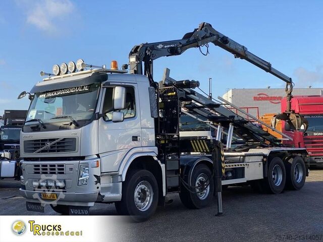 Crane Volvo FM 370 + Euro 5 + Palfinger Z-Q170 Crane + 30to...