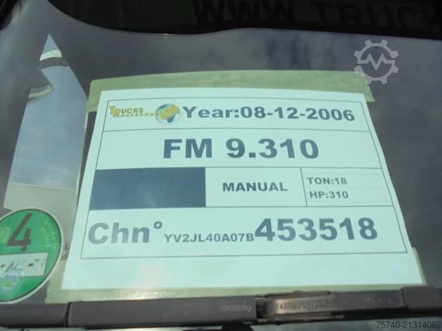 Pferdetransport Volvo FM 9.310 + Euro 5 + Manual + Horse transport