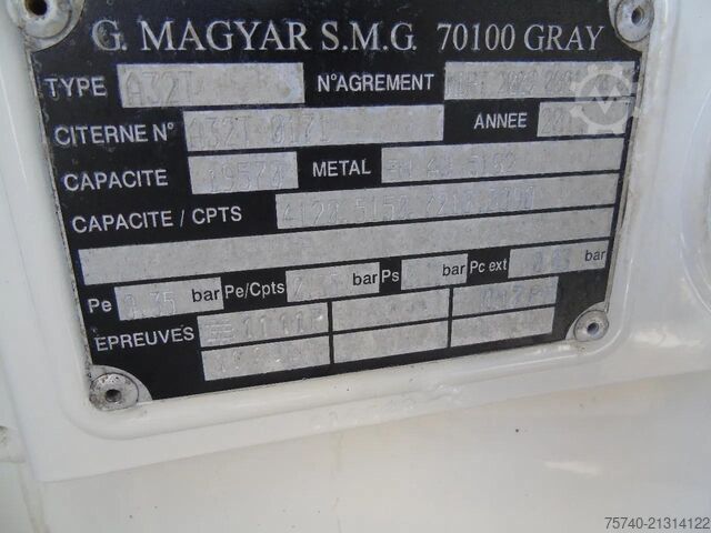 Tanker MAN TGM 26.340 + 19.000 LITER + 4COMP + 6X2