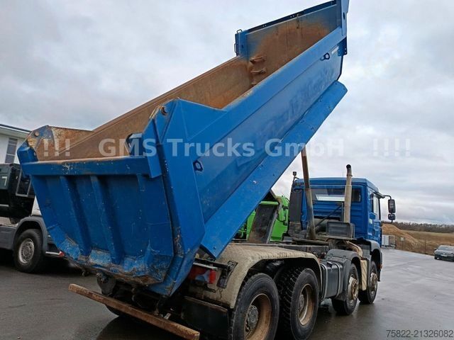 Kipper LKW MAN MAN TGA 35.430 / 8X4 / Meiller Mulde / German