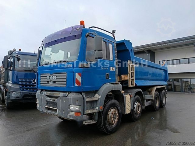 Kipper LKW MAN MAN TGA 35.430 / 8X4 / Meiller Mulde / German