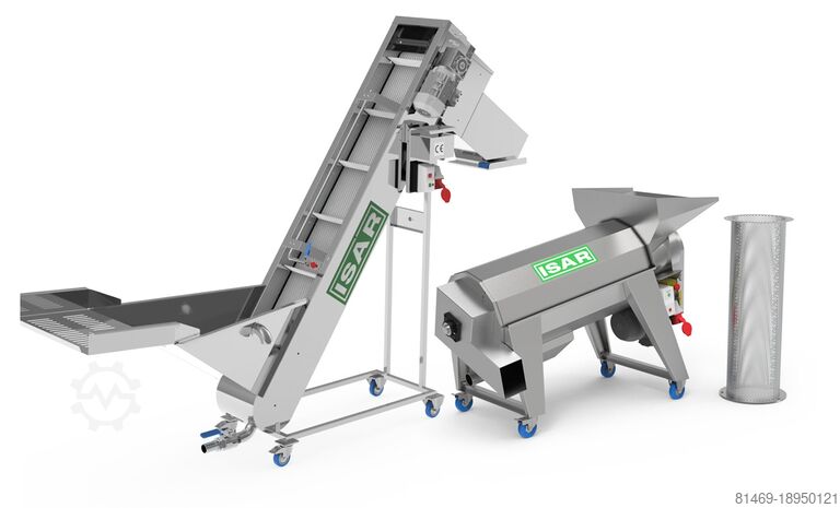 Washing plant with grating mill and stone removal plant SONDERANGEBOT - ISAR IWR 2000+IPE 4MAX