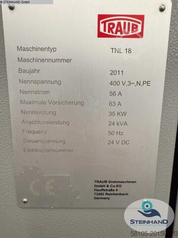 Turning Automatic Lathe - swiss lathe TRAUB TNL 18