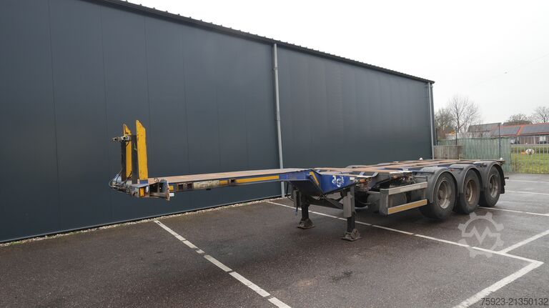 Container transportation D-tec FT-43-03-V Flexitrailer multi container chassis...