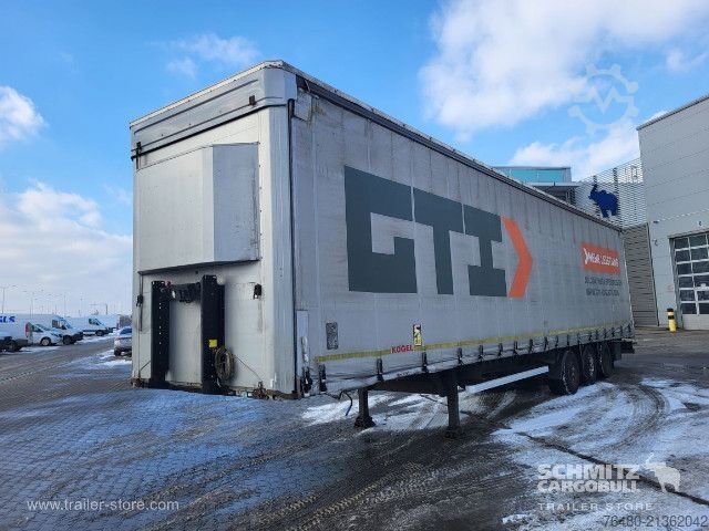 Open semitrailer with tarp Kögel Schiebeplane Papier