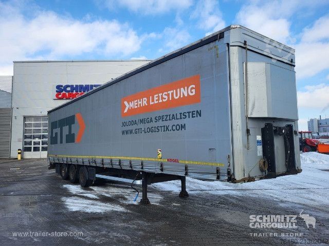Open semitrailer with tarp Kögel Schiebeplane Papier