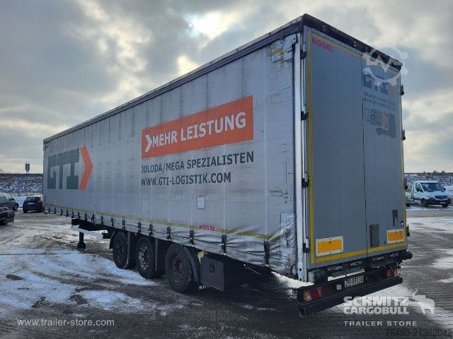 Open semitrailer with tarp Kögel Schiebeplane Papier