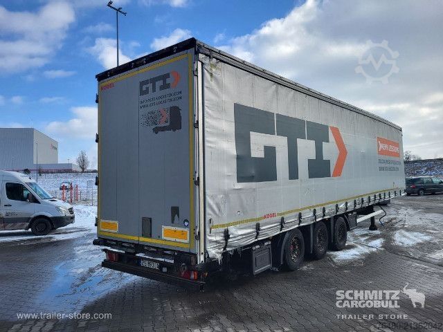 Open semitrailer with tarp Kögel Schiebeplane Papier