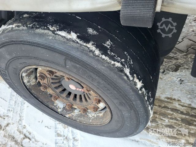 Open semitrailer with tarp Kögel Schiebeplane Papier