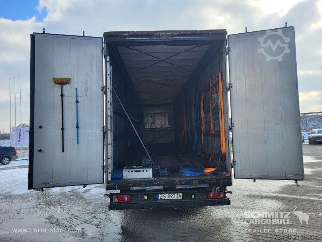 Open semitrailer with tarp Kögel Schiebeplane Papier
