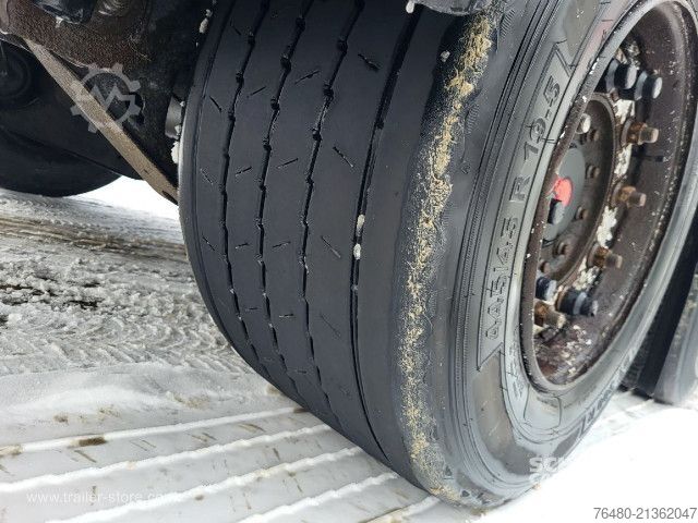 Open semitrailer with tarp Schwarzmüller Schiebeplane Papier